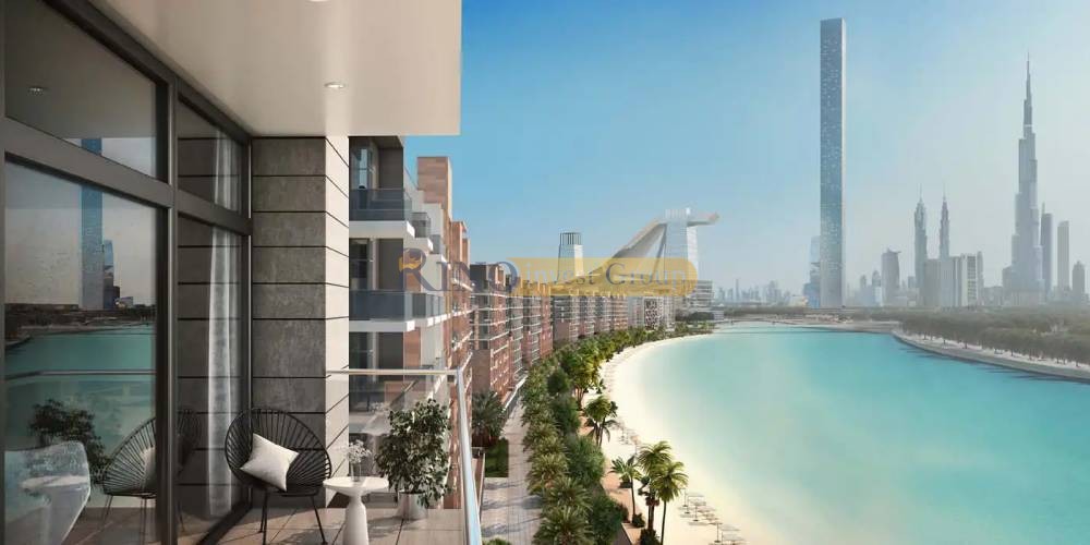 Crystal Lagoon View | Azizi Riviera Beachfront Tower B